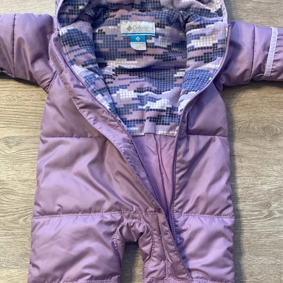 Columbia Purple Baby Snowsuit - Picture 1 of 5